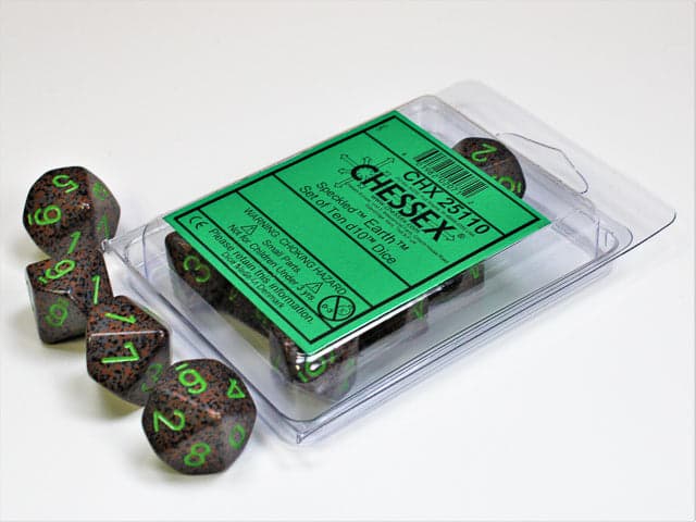 Chessex | d10 Set | Acrylic | Speckled Earth (10) (CHX 25110)