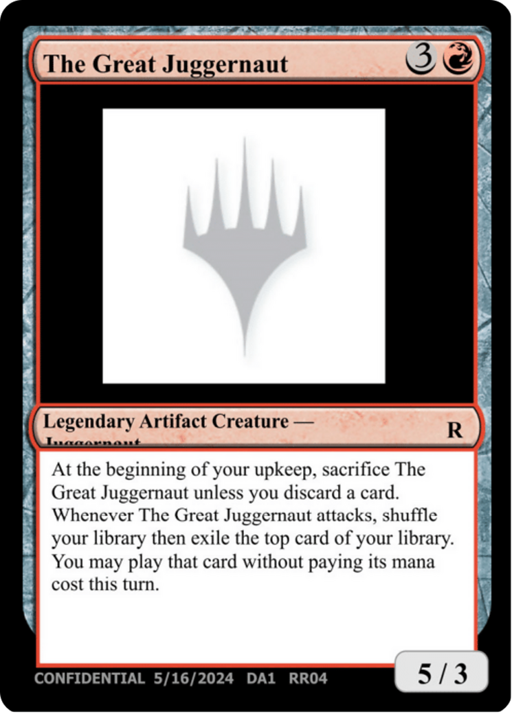 The Great Juggernaut (DA1-RR04B) - Unknown Event