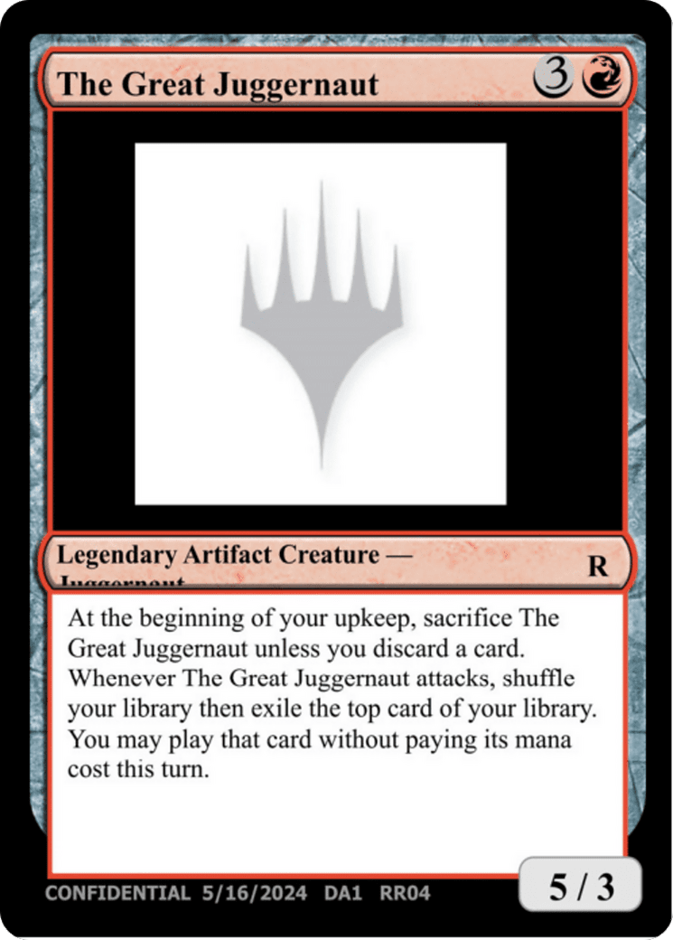 The Great Juggernaut (DA1-RR04B) - Unknown Event