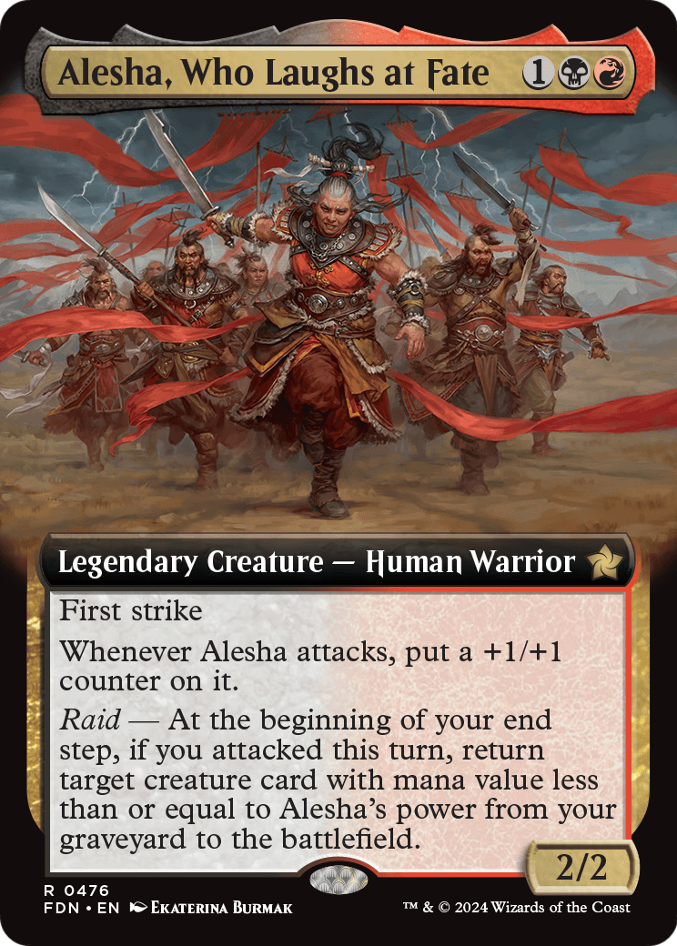 Alesha, Who Laughs at Fate (FDN-476) - Foundations: (Extended Art)