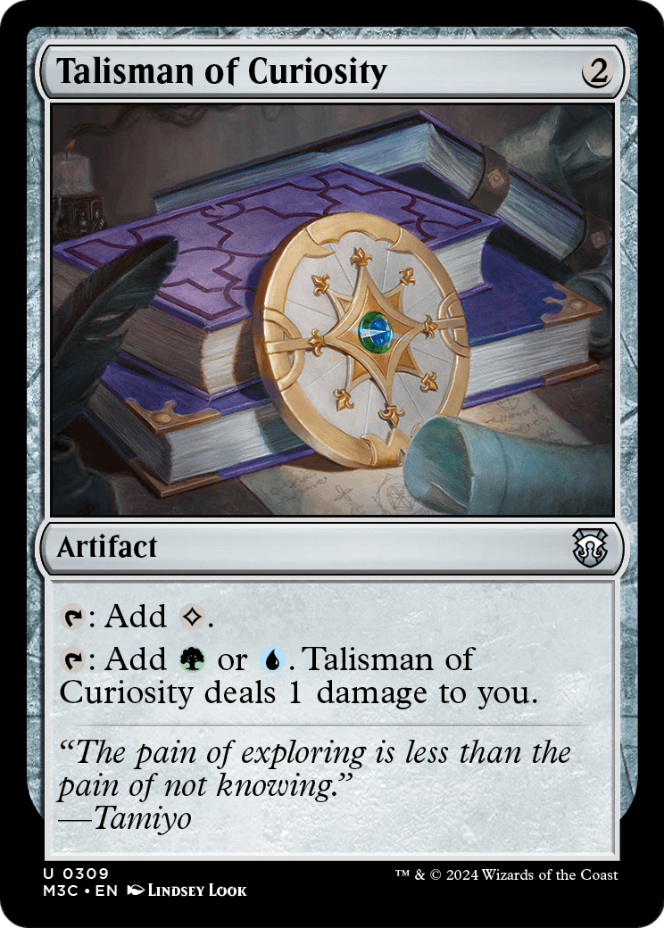 Talisman of Curiosity (M3C-309) - Modern Horizons 3 Commander Foil