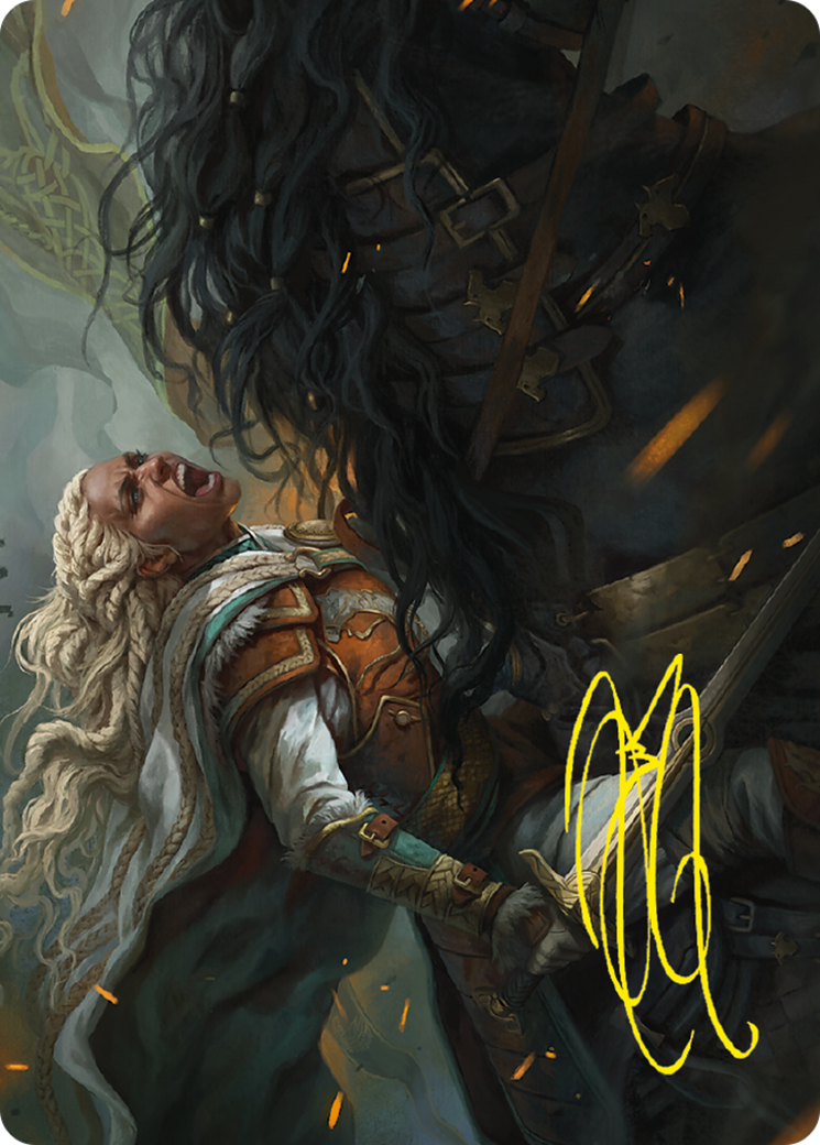Éowyn, Fearless Knight // Éowyn, Fearless Knight (ALTR-015) - Tales of Middle-earth Art Series (Borderless)