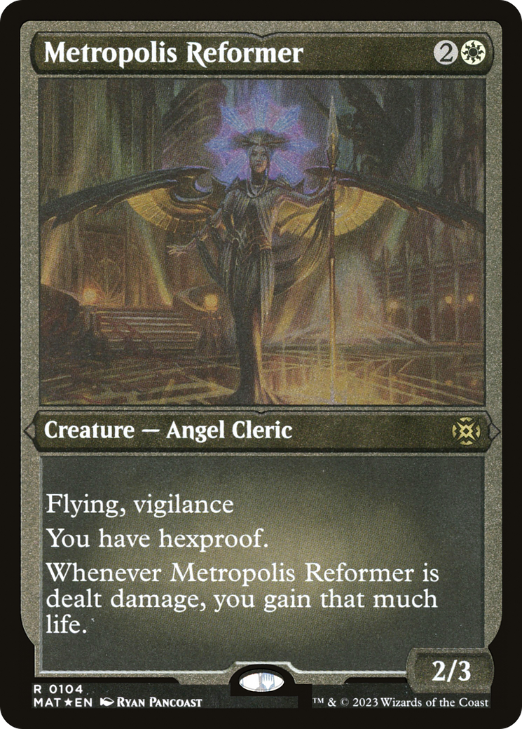 Metropolis Reformer (MAT-104) - March of the Machine: The Aftermath Etched Foil