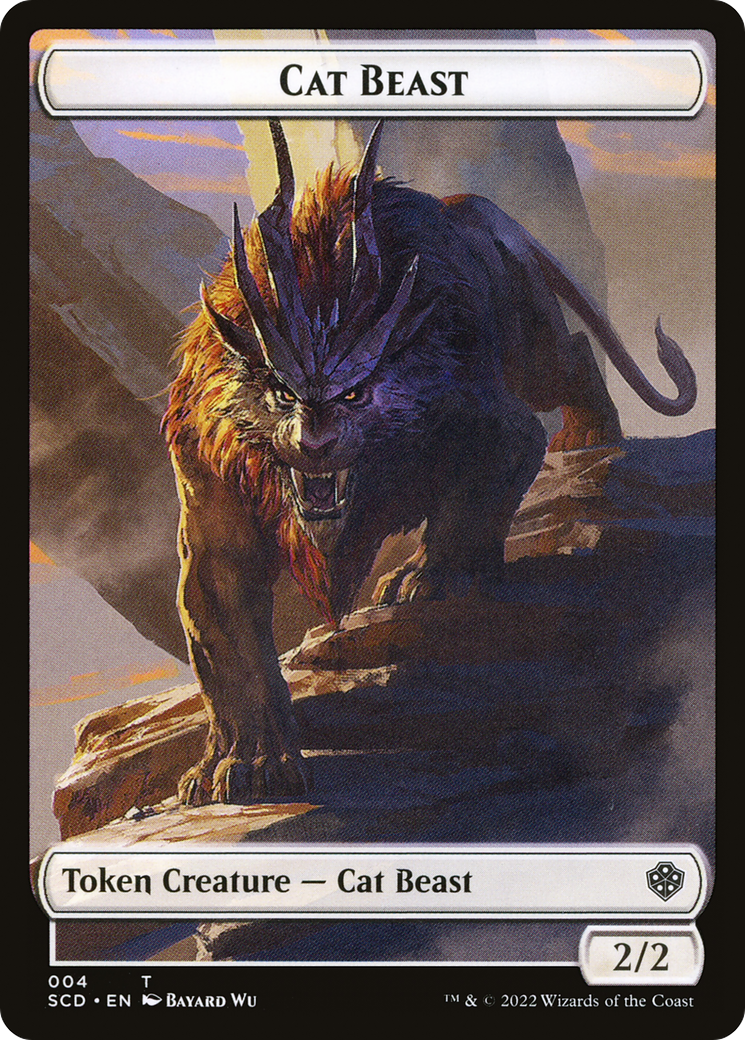 Cat Beast (TSCD-004) - Starter Commander Deck Tokens