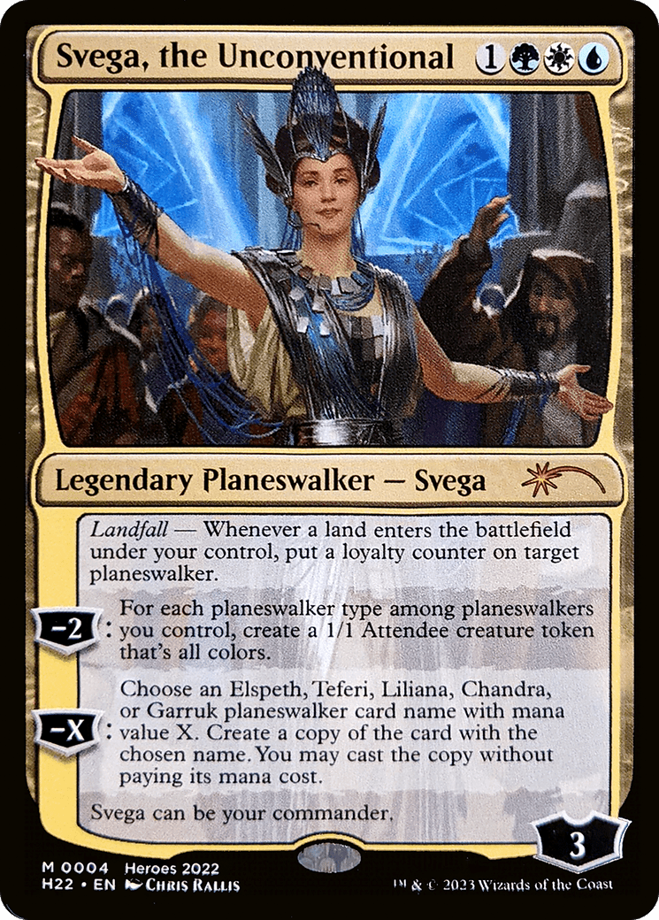 Svega, the Unconventional (PH22-004) - 2022 Heroes of the Realm Foil