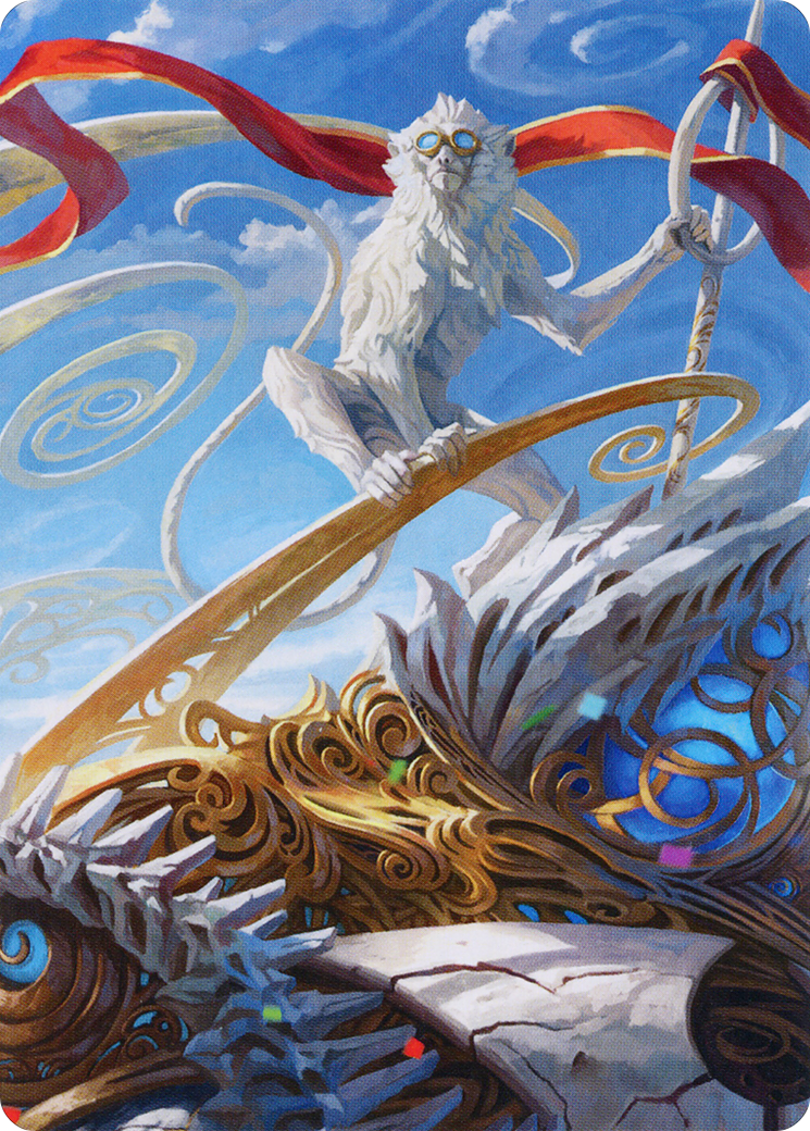 Ragavan, Nimble Pilferer // Ragavan, Nimble Pilferer (AMOM-074) - March of the Machine Art Series (Borderless)