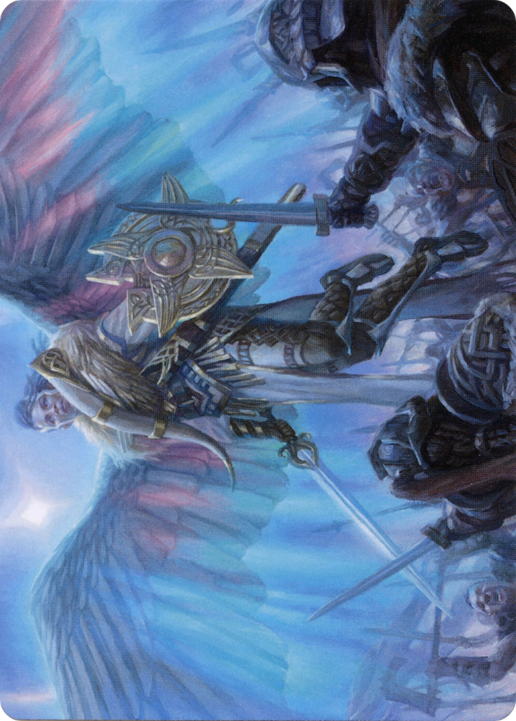 Resplendent Marshal // Resplendent Marshal (AKHM-004) - Kaldheim Art Series (Borderless) Foil
