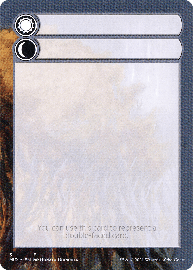 Double-Faced Substitute Card (SMID-003) - Innistrad: Midnight Hunt Substitute Cards (Borderless)