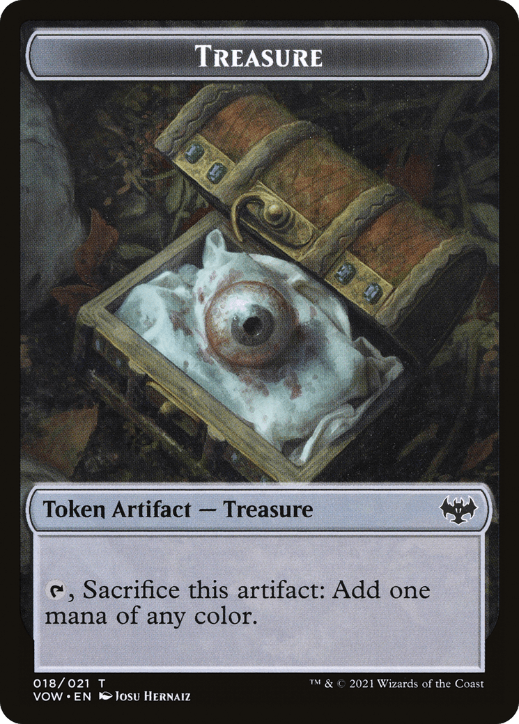 Treasure (TVOW-018) - Innistrad: Crimson Vow Tokens Foil