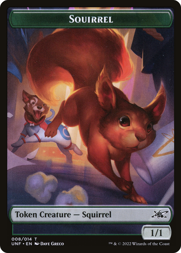 Squirrel (TUNF-008) - Unfinity Tokens Foil