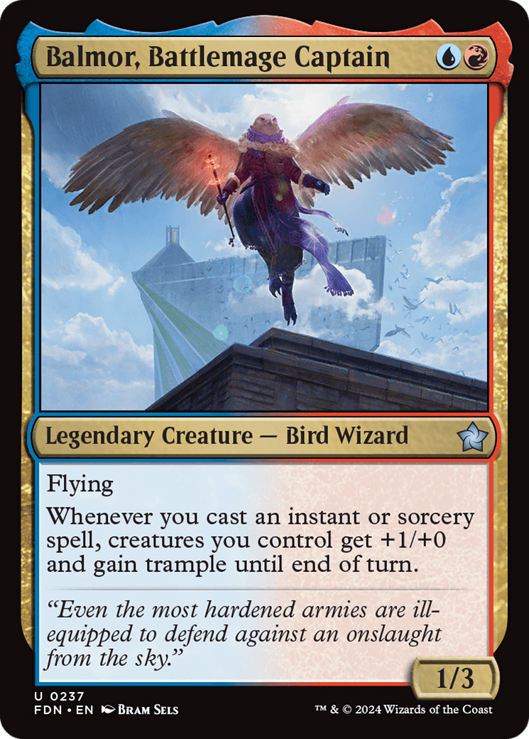 Balmor, Battlemage Captain (FDN-237) - Foundations Foil