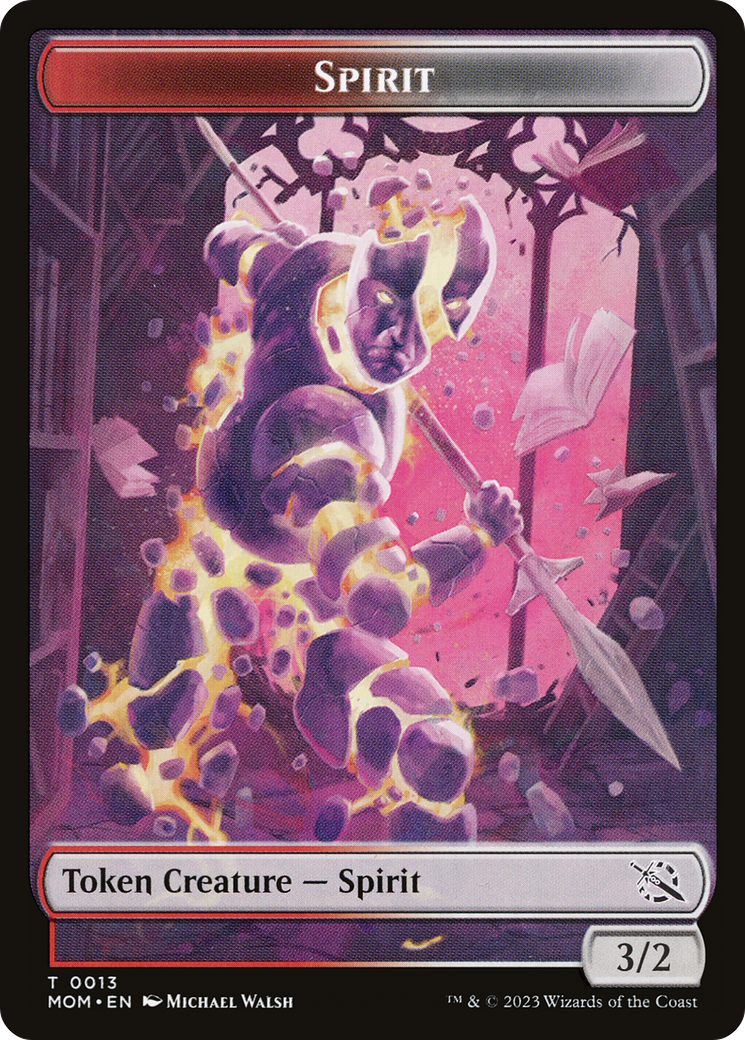 Spirit (TMOM-013) - March of the Machine Tokens Foil