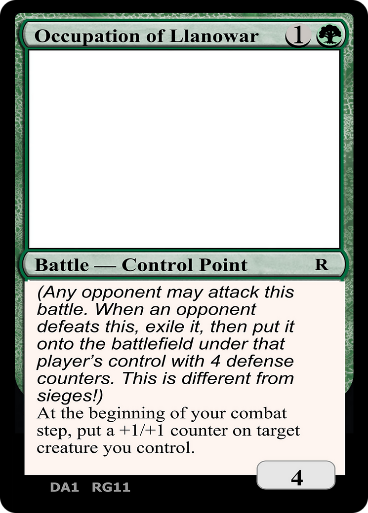 Occupation of Llanowar (DA1-RG11) - Unknown Event