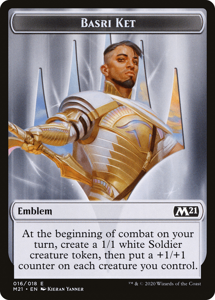 Basri Ket Emblem (TM21-016) - Core Set 2021 Tokens