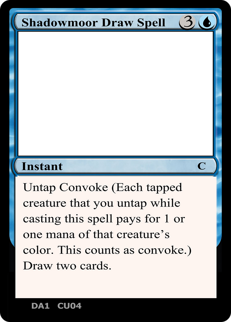 Shadowmoor Draw Spell (DA1-CU04B) - Unknown Event