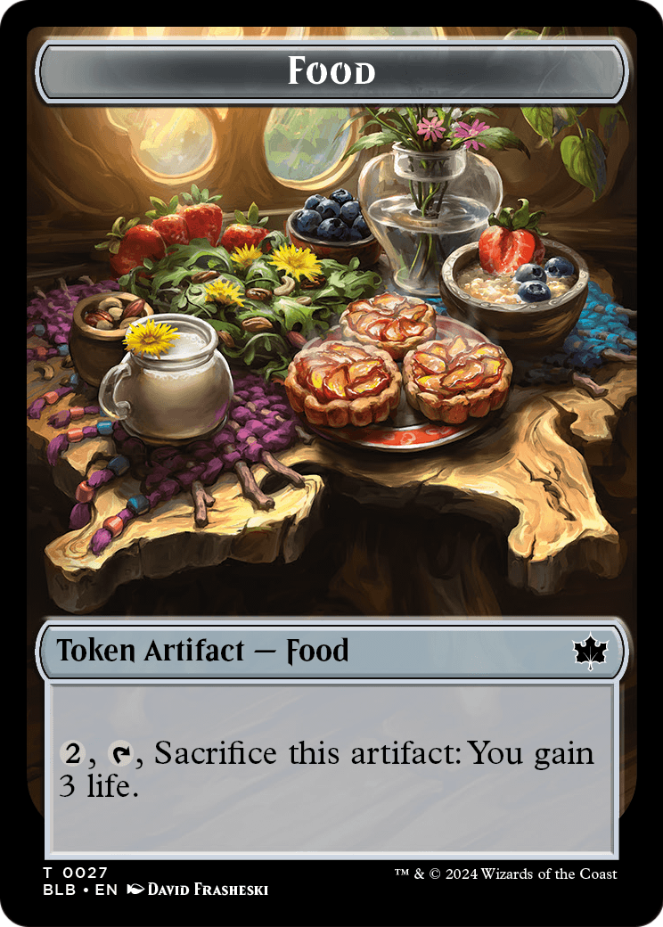 Food (TBLB-027) - Bloomburrow Tokens Foil