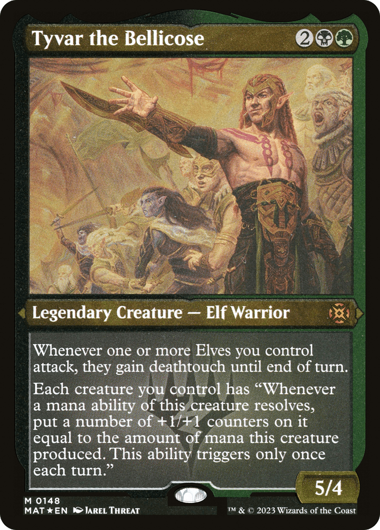 Tyvar the Bellicose (MAT-148) - March of the Machine: The Aftermath Etched Foil