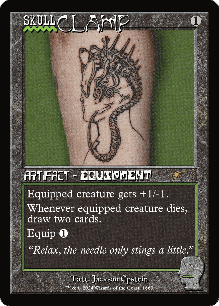 Skullclamp (SLD-1663) - Secret Lair Drop Foil