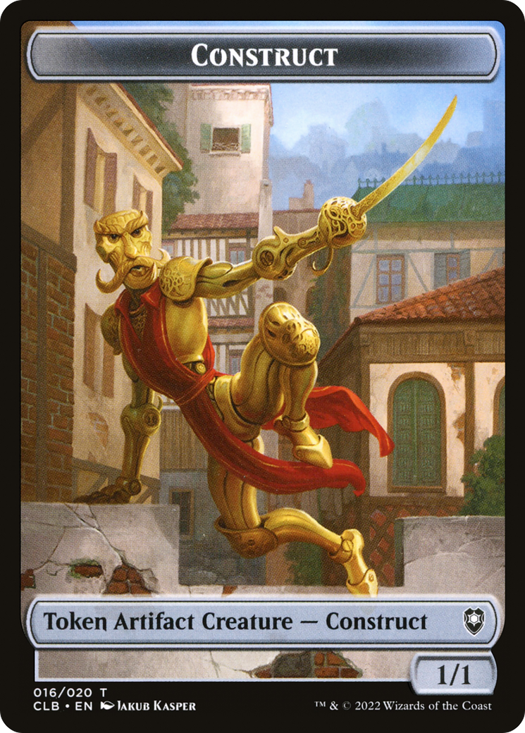 Construct (TCLB-016) - Battle for Baldur's Gate Tokens Foil