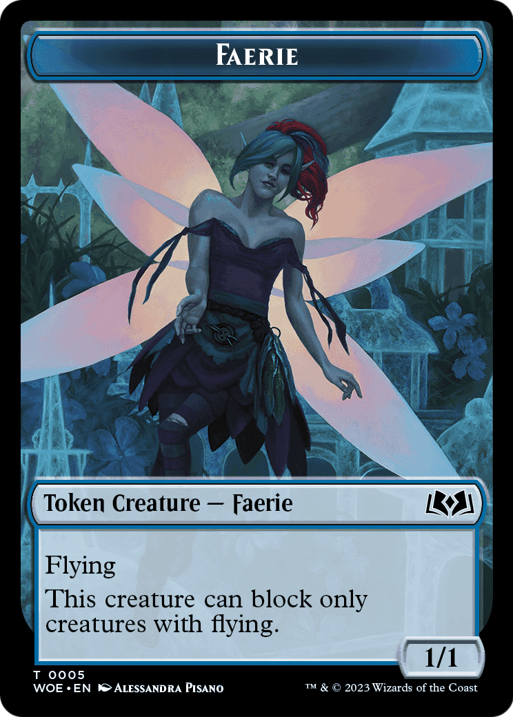 Faerie (TWOE-005) - Wilds of Eldraine Tokens Foil