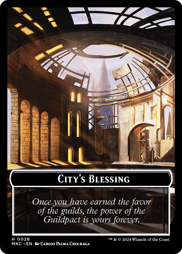 City's Blessing (TMKC-028) - Murders at Karlov Manor Commander Tokens