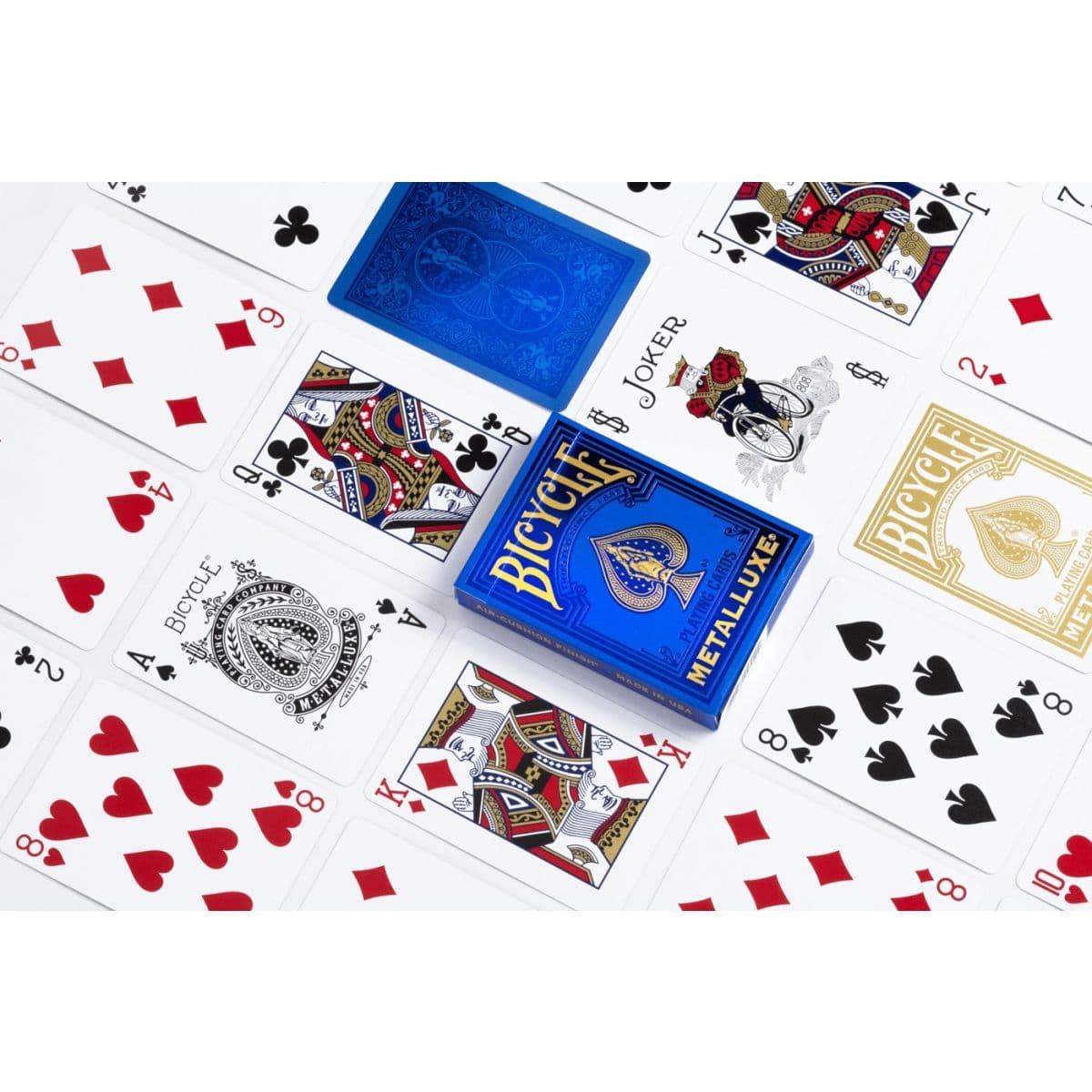 Bicycle Playing Cards | Metalluxe Blue