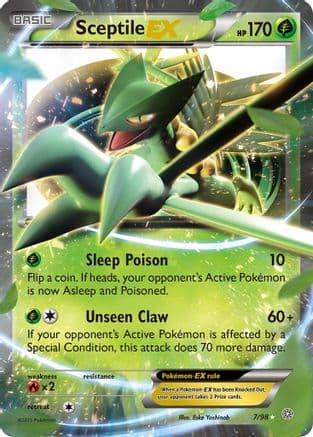 Sceptile EX 007/98 - XY Ancient Origins Holofoil
