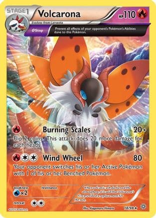 Volcarona 018/98 - XY Ancient Origins Reverse Holofoil