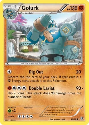 Golurk (41) (41) 041/98 - Reverse Holofoil XY Ancient Origins - Common