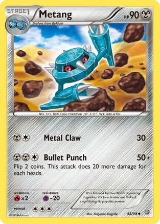 Metang 048/98 - XY Ancient Origins Reverse Holofoil