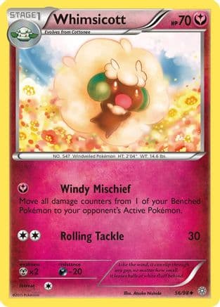 Whimsicott 056/98 - XY Ancient Origins Reverse Holofoil