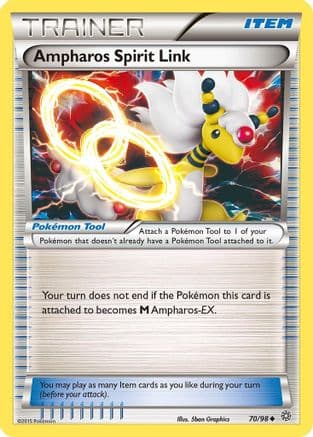 Ampharos Spirit Link 070/98 - XY Ancient Origins Reverse Holofoil