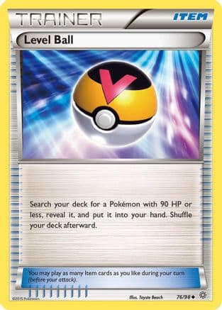 Level Ball 076/98 - XY Ancient Origins