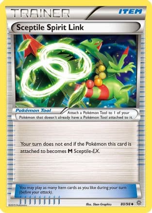 Sceptile Spirit Link 080/98 - XY Ancient Origins Reverse Holofoil