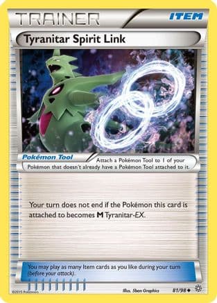 Tyranitar Spirit Link 081/98 - XY Ancient Origins Reverse Holofoil