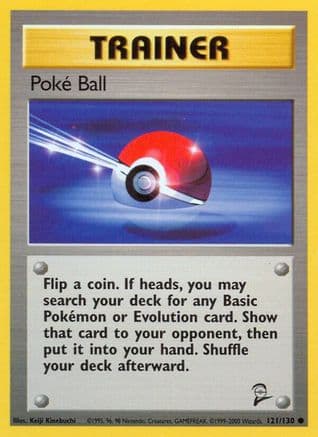 Poke Ball 121 Base Set 2 - Common