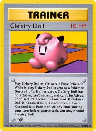 Clefairy Doll - Unlimited Base Set Shadowless - Rare