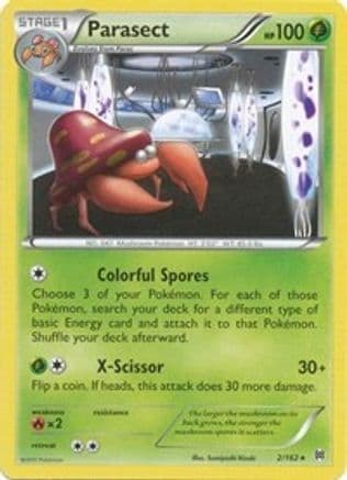 Parasect 002/162 - XY BREAKthrough Reverse Holofoil
