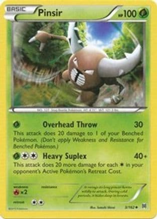 Pinsir 003/162 - XY BREAKthrough Reverse Holofoil