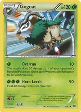 Gogoat 017/162 - XY BREAKthrough Reverse Holofoil