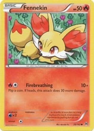 Fennekin 025/162 - XY BREAKthrough Reverse Holofoil
