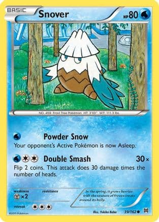 Snover 039/162 - XY BREAKthrough Reverse Holofoil