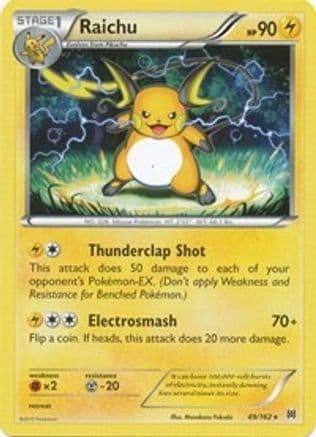 Raichu 049/162 - XY BREAKthrough Reverse Holofoil