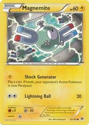 Magnemite 052/162 - XY BREAKthrough Reverse Holofoil