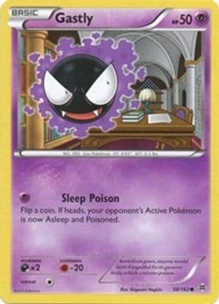 Gastly 058/162 - XY BREAKthrough Reverse Holofoil