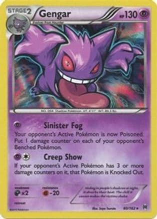 Gengar 060/162 - XY BREAKthrough Reverse Holofoil