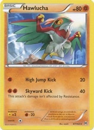 Hawlucha 087/162 - XY BREAKthrough Reverse Holofoil