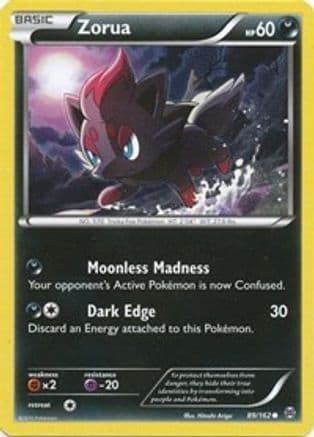 Zorua 089/162 - XY BREAKthrough Reverse Holofoil