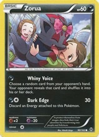 Zorua (90) (90) 090 - Reverse Holofoil XY BREAKthrough - Common