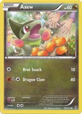 Axew 108/162 - XY BREAKthrough Reverse Holofoil
